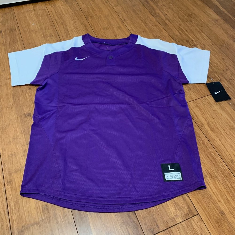 Nike Youth Team Vapor 1 Button Laser Baseball
